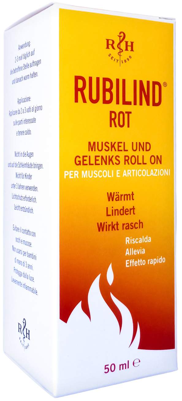 Rubilind Rot Muskel und Gelenks Roll-On 50 ml