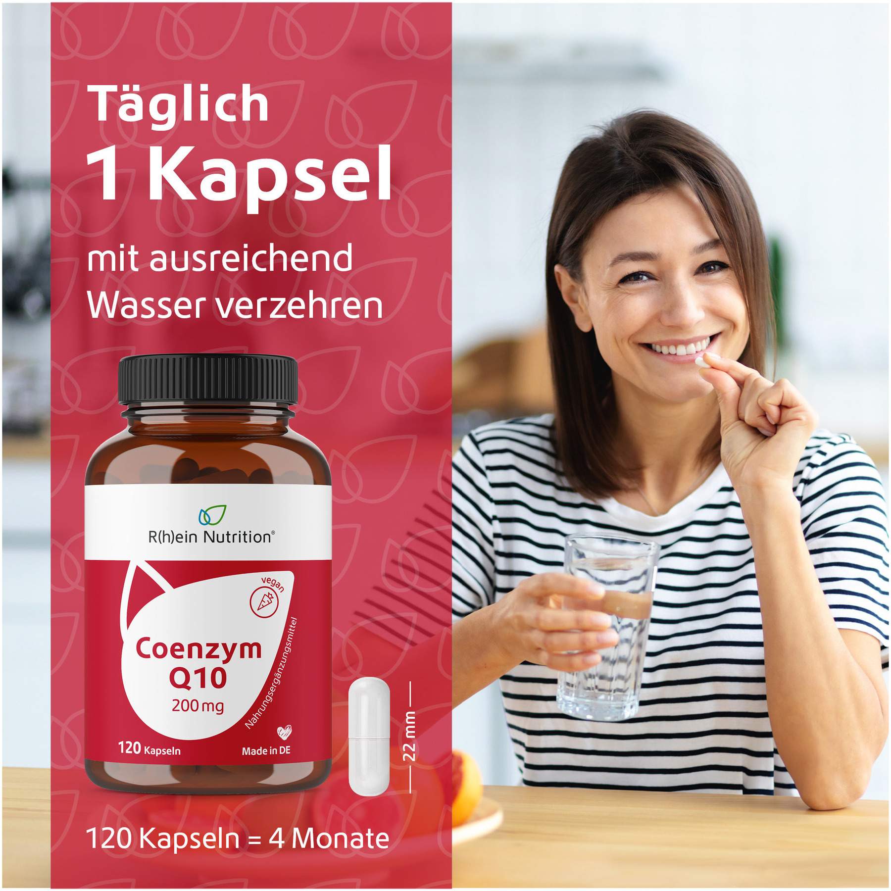 Coenzym Q10 200 mg Vegan 120 Kapseln