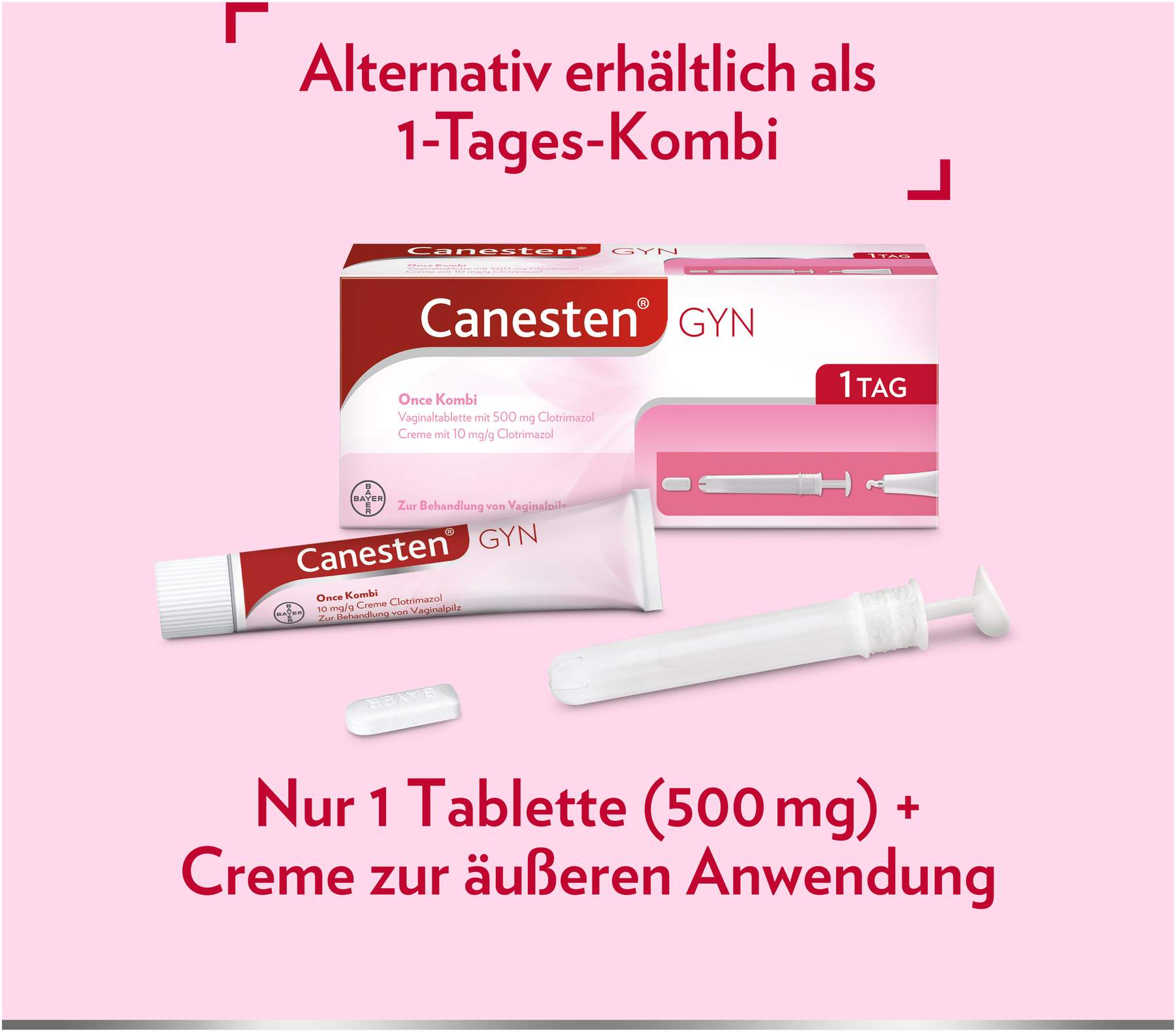 Canesten Gyn 3 Kombipackung 1 Stück