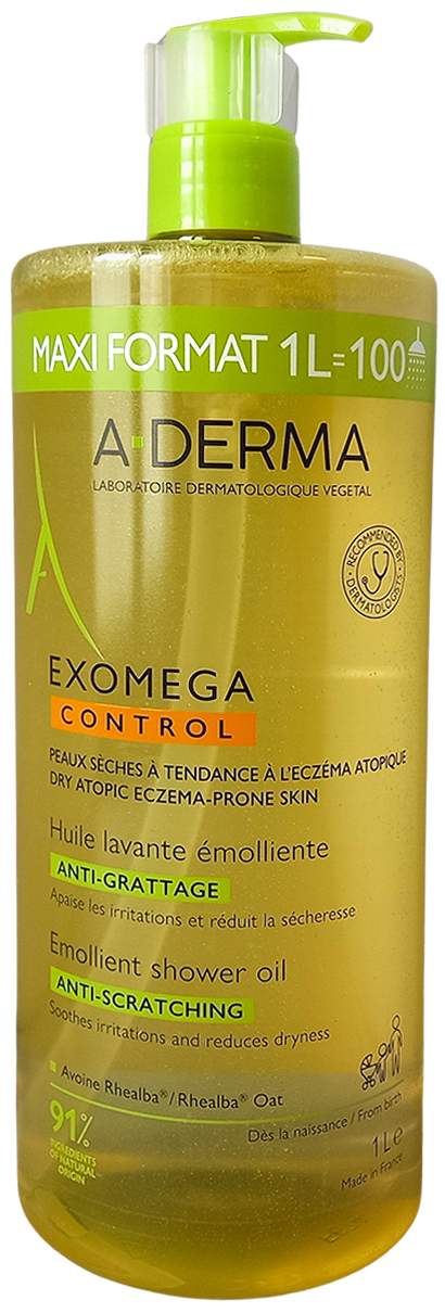 A-Derma Exomega Control Duschöl Rückfettend 1000 ml