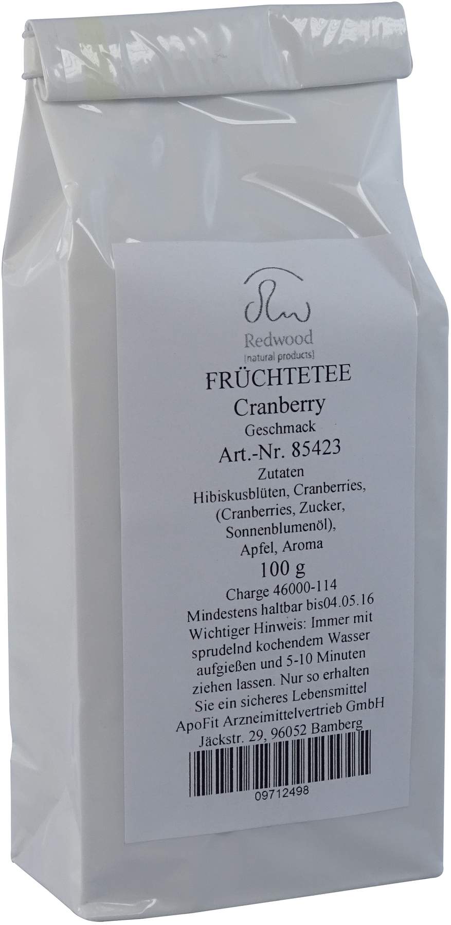 Cranberry Früchtetee Aromatisiert