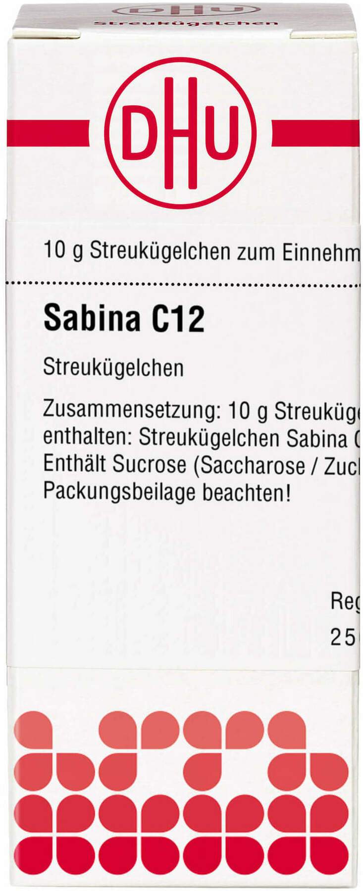 Dhu Sabina C12 Globuli 10 G