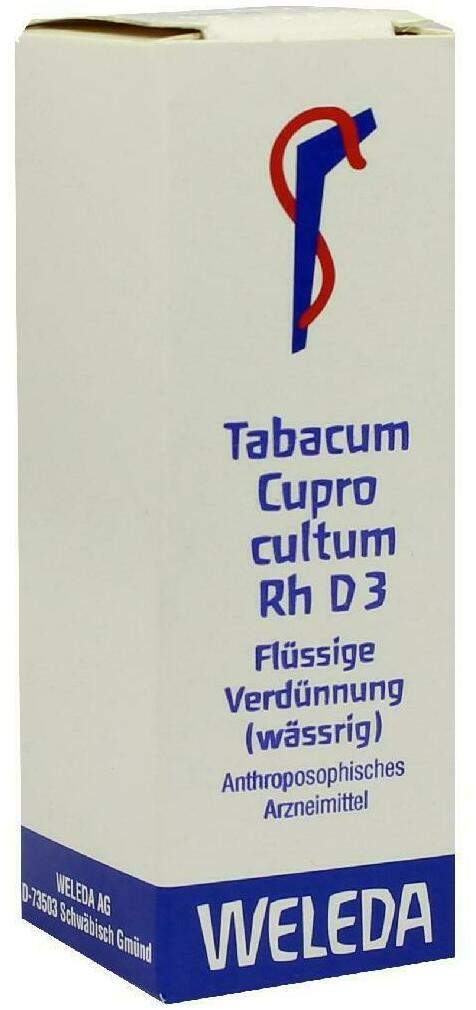 Weleda Tabacum Cupro Cultum Rh D3 20 ml Dilution