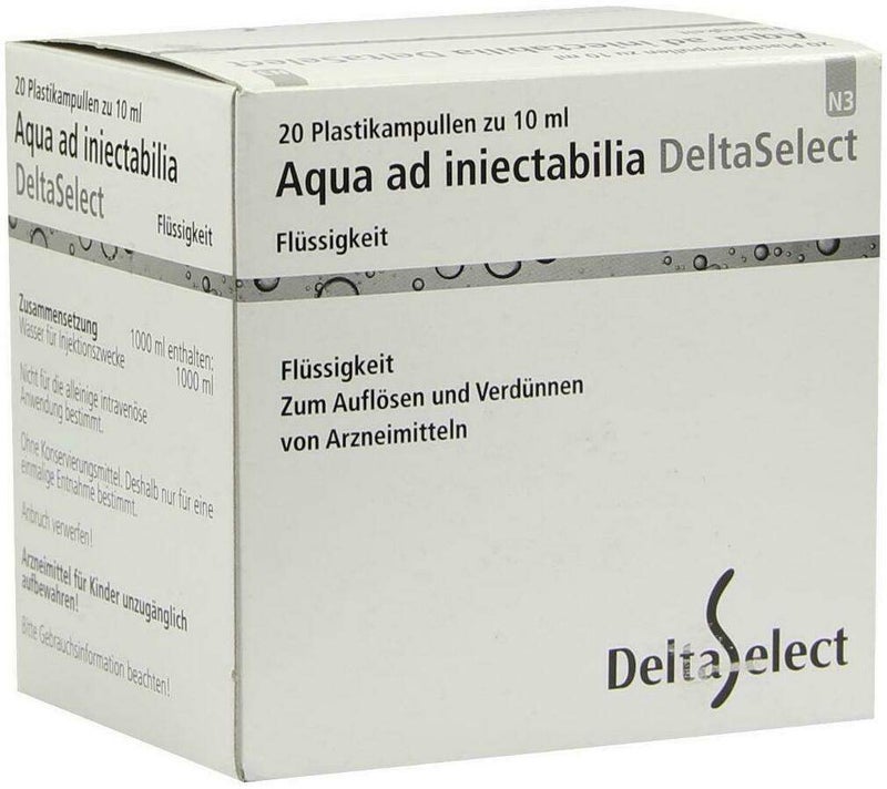 Aqua Ad Iniectabilia Plastik 20 X 10 ml Flüssigkeit