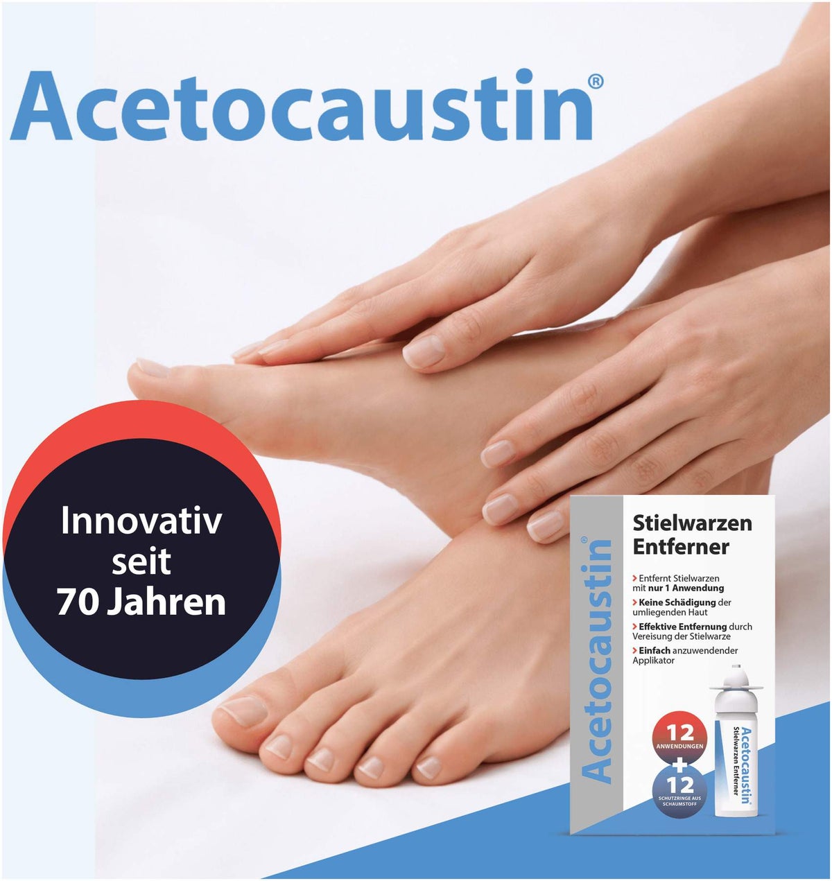 Acetocaustin Stielwarzen Entferner 50 ml Stift