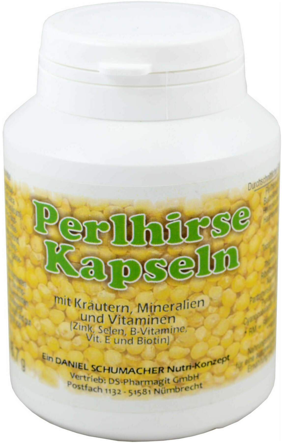 Perlhirse Kapseln 100 Stück
