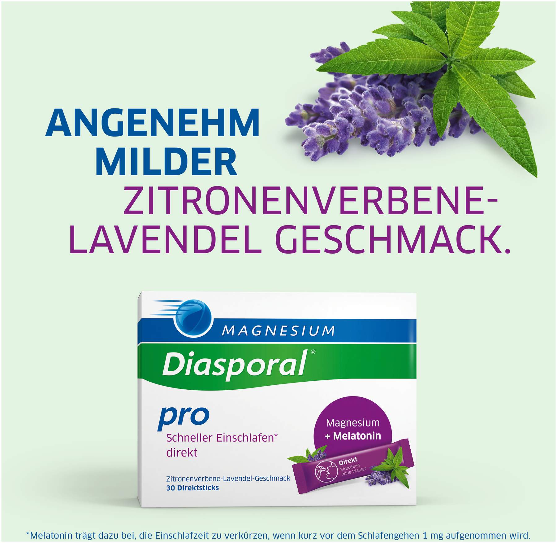 Magnesium Diasporal pro Schneller Einschlafen direkt 30 Sticks