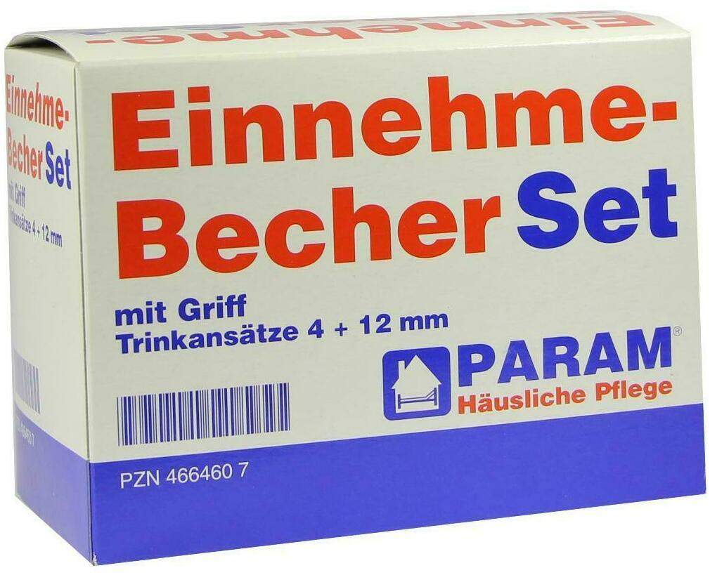 Einnehmebecher Kunststoff Set 4 + 12 mm Mit Griff 1 Stück
