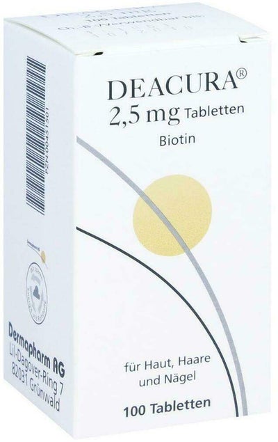 Deacura 2,5 mg 100 Tabletten