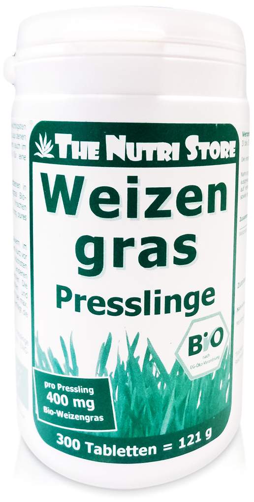 Weizengras 400 mg Bio Presslinge