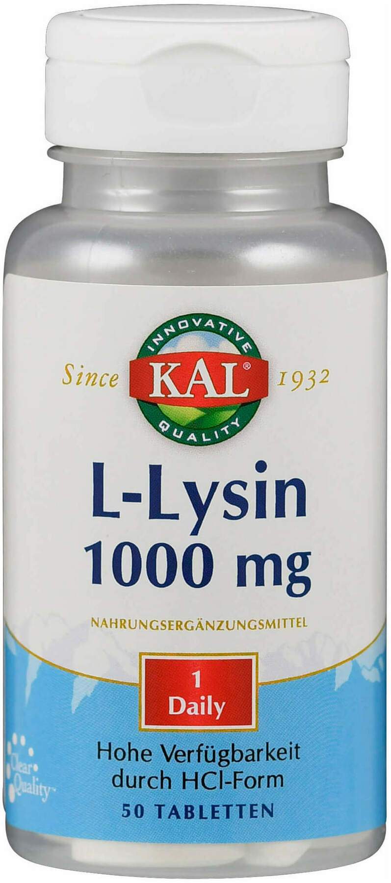 L-Lysin 1000 mg 50 Tabletten