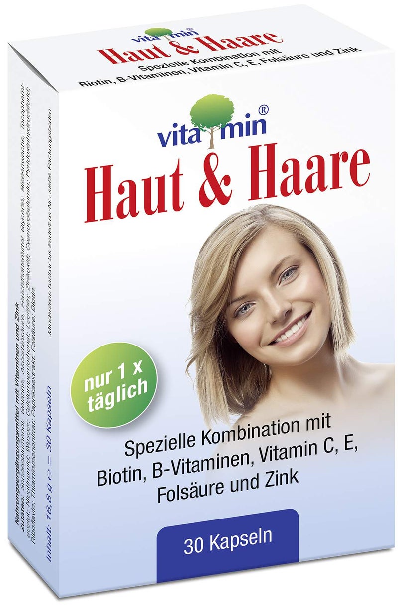 Haut & Haare Vitamin 30 Kapseln