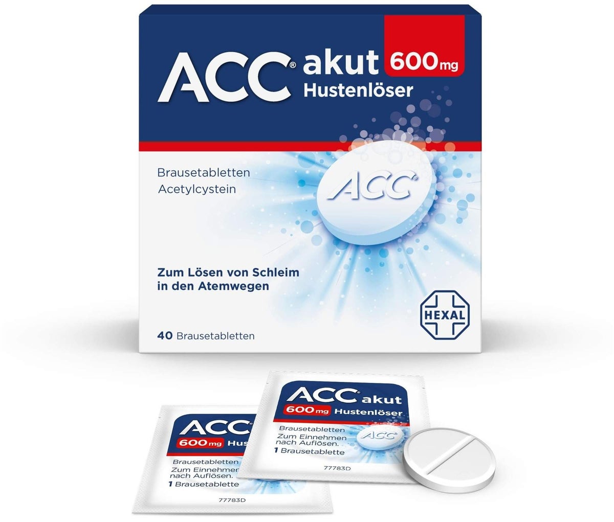 ACC akut 600 mg Hustenlöser 40 Brausetabletten