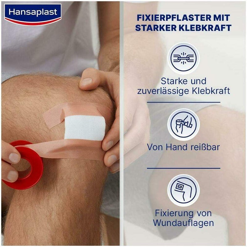 Hansaplast Fixierpflaster Classic 5 m x 2,5 cm 1 Rolle