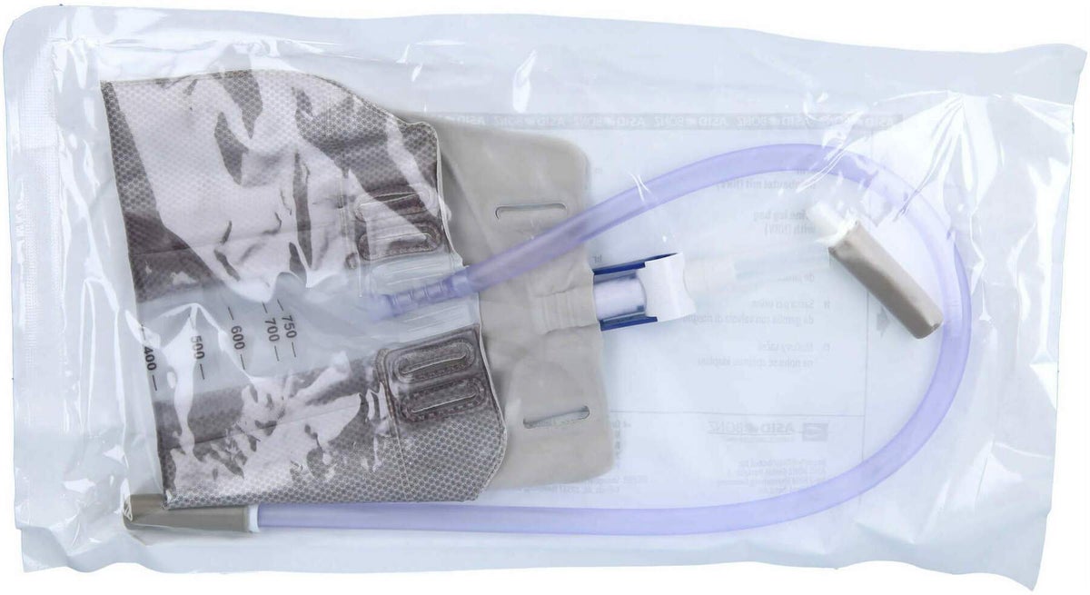 Beinbeutel 750 ml 50 cm Kuerzbar M.Klappventil