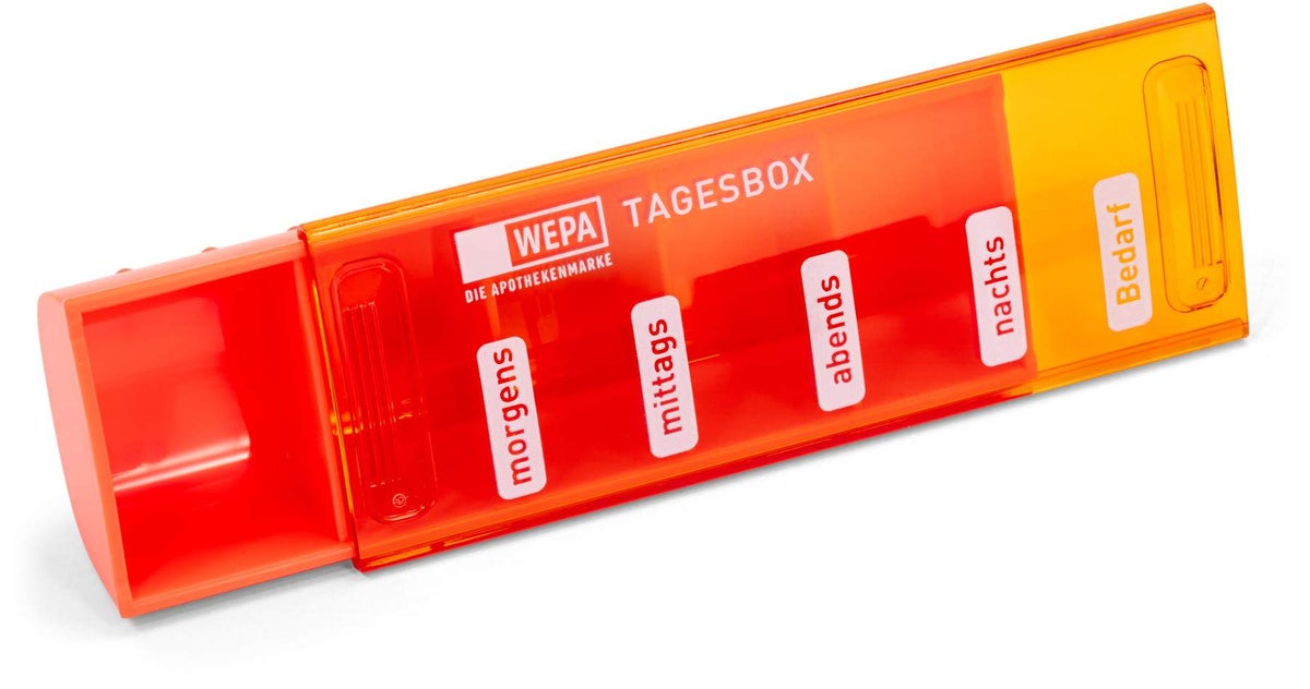 WEPA Tagesbox Farbig Sortiert + UV-Schutz