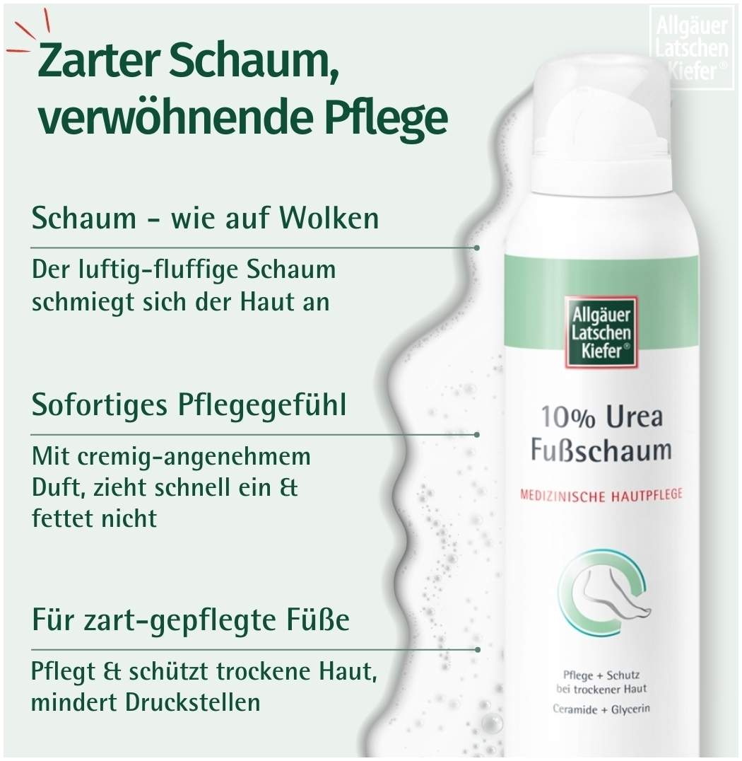 Allgäuer Latschenkiefer 10 % Urea Fußschaum 150 ml