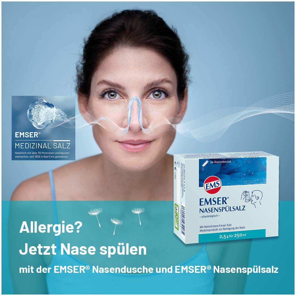 Emser Nasenspülsalz physiologisch 100 Beutel Pulver