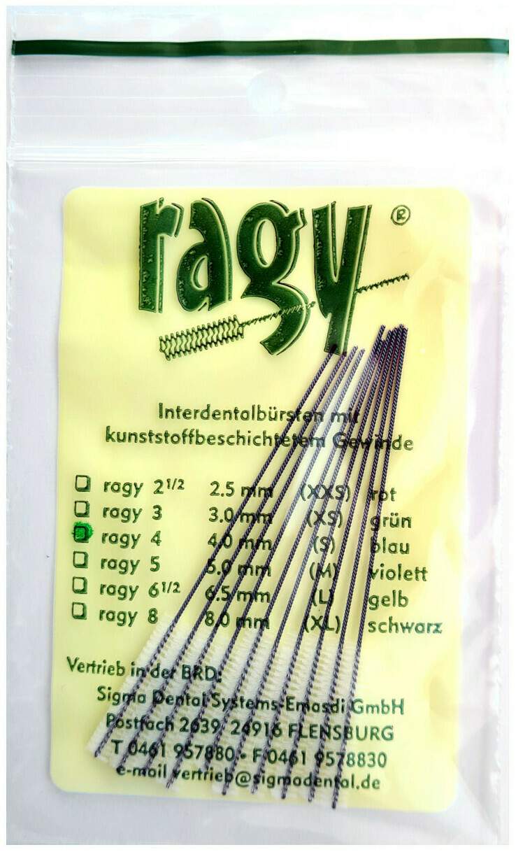 Ragy Interdentalbürsten 4 Blau