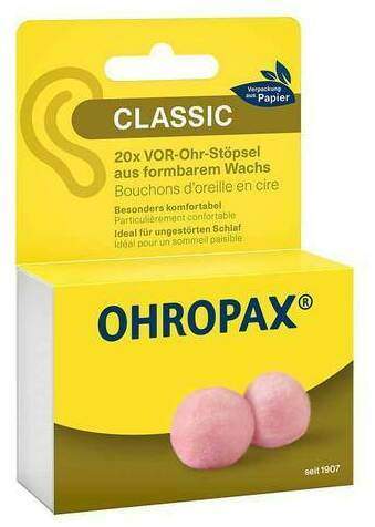 Ohropax Classic Wachs Vor-Ohr Stöpsel