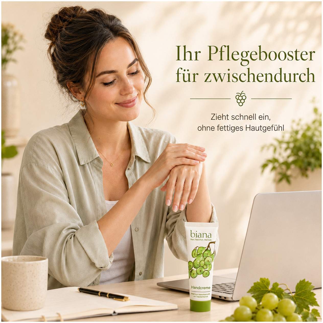 Biana Handcreme mit Traubenkernöl 50 ml