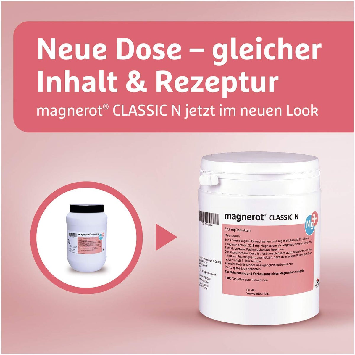 Magnerot Classic N 1000 Tabletten