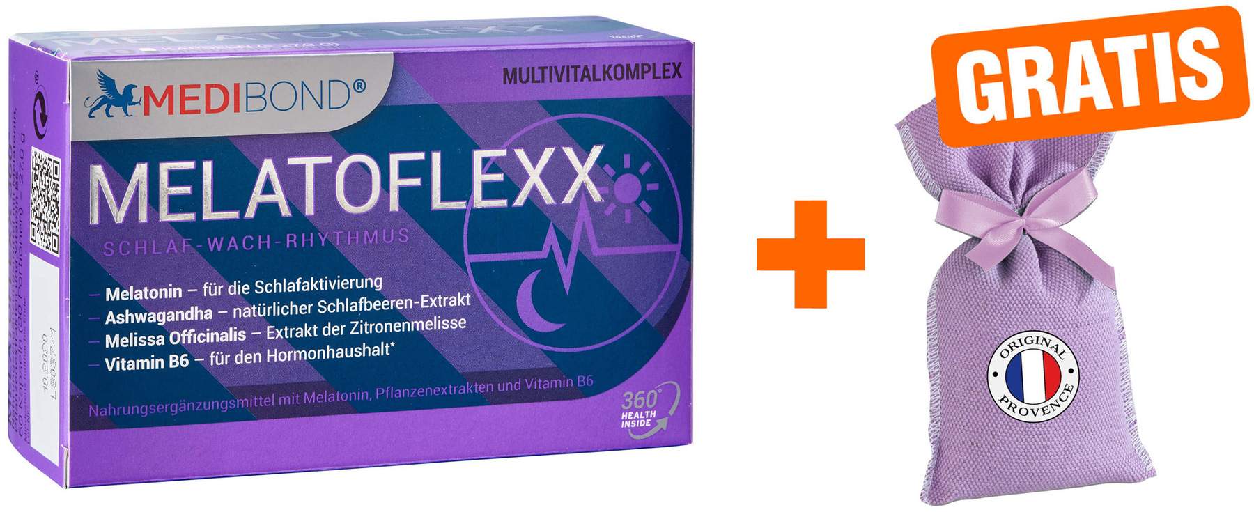 Melatoflexx 360° Medibond + gratis Lavendelblüten Säckchen