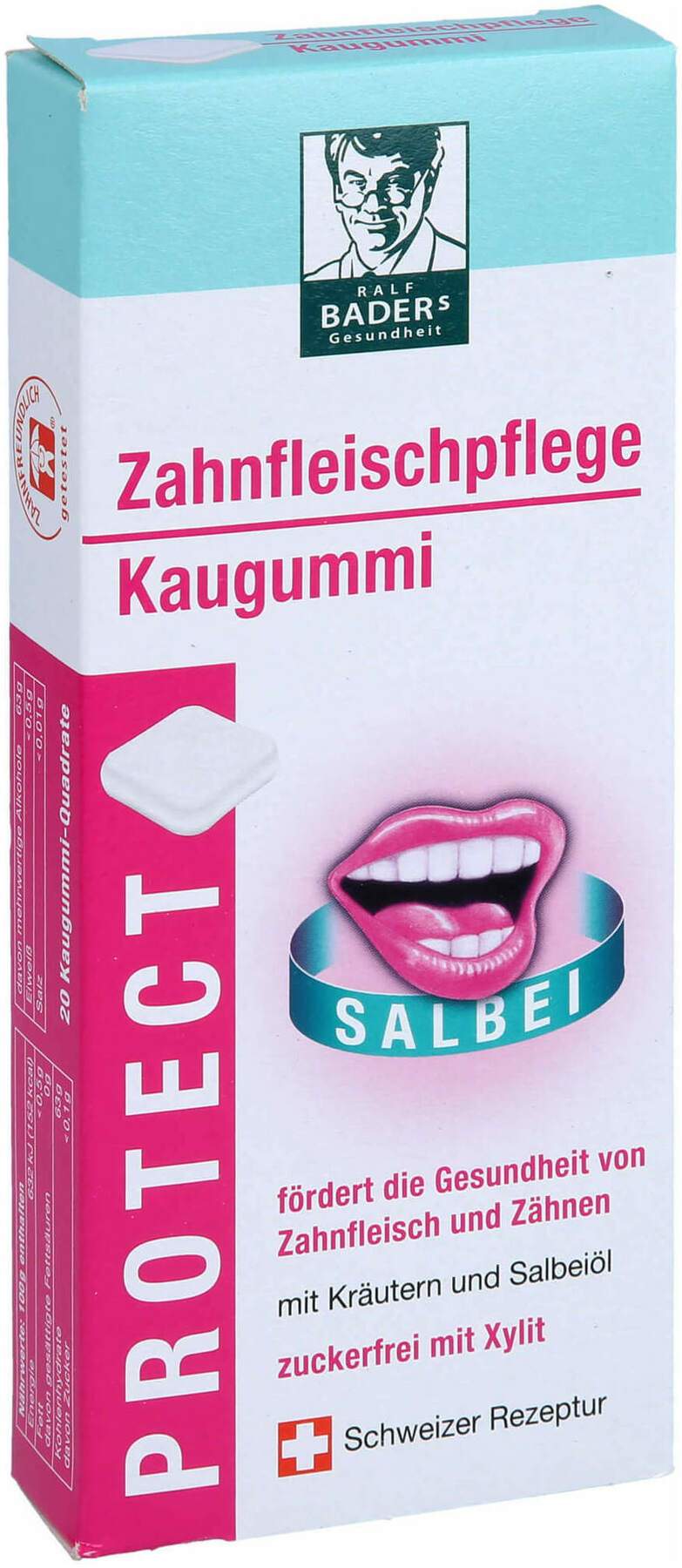 Baders Protect Gum Zahnfleischpflege 24 Kaugummi
