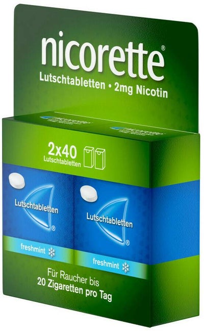 Nicorette Freshmint 2 mg 80 Lutschtabletten