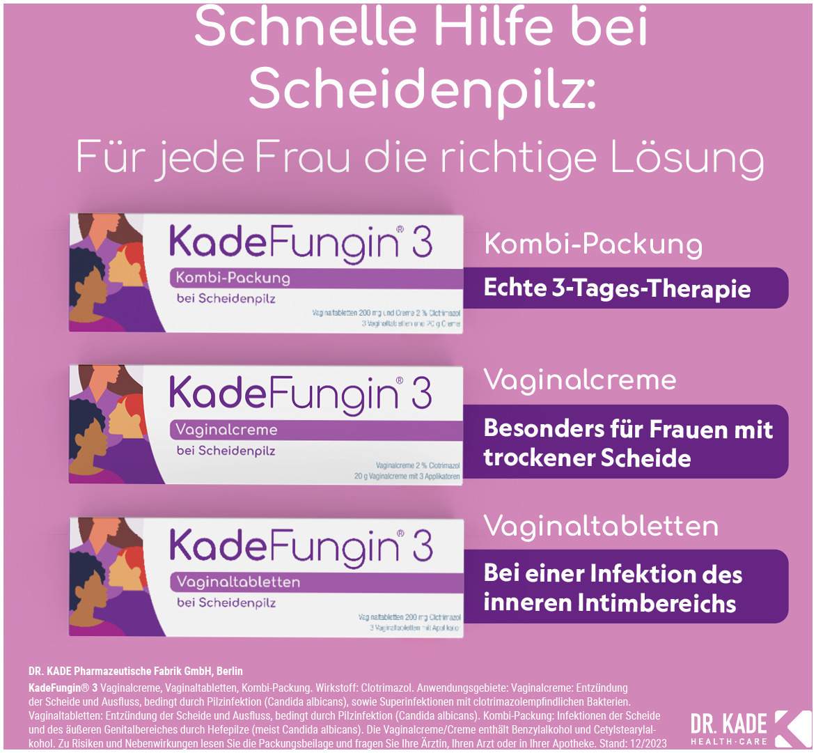 Kadefungin 3 20 g Creme