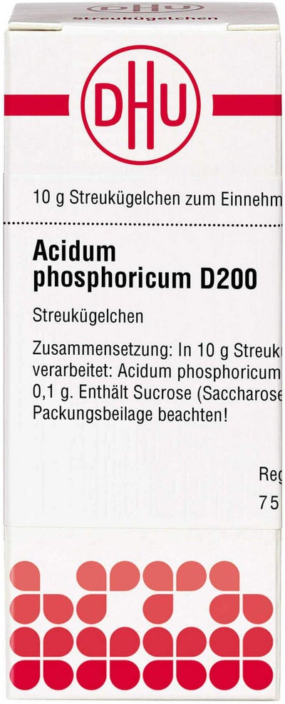 Dhu Acidum Phosphoricum D200 Globuli 10 G