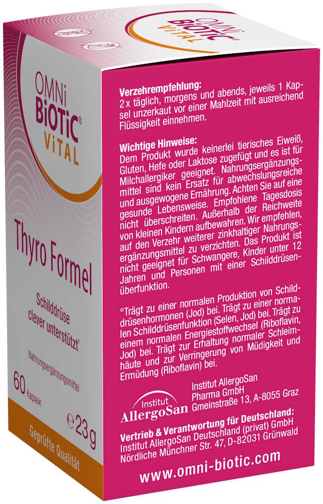 Omni Biotic Vital Thyro Formel 60 Kapseln