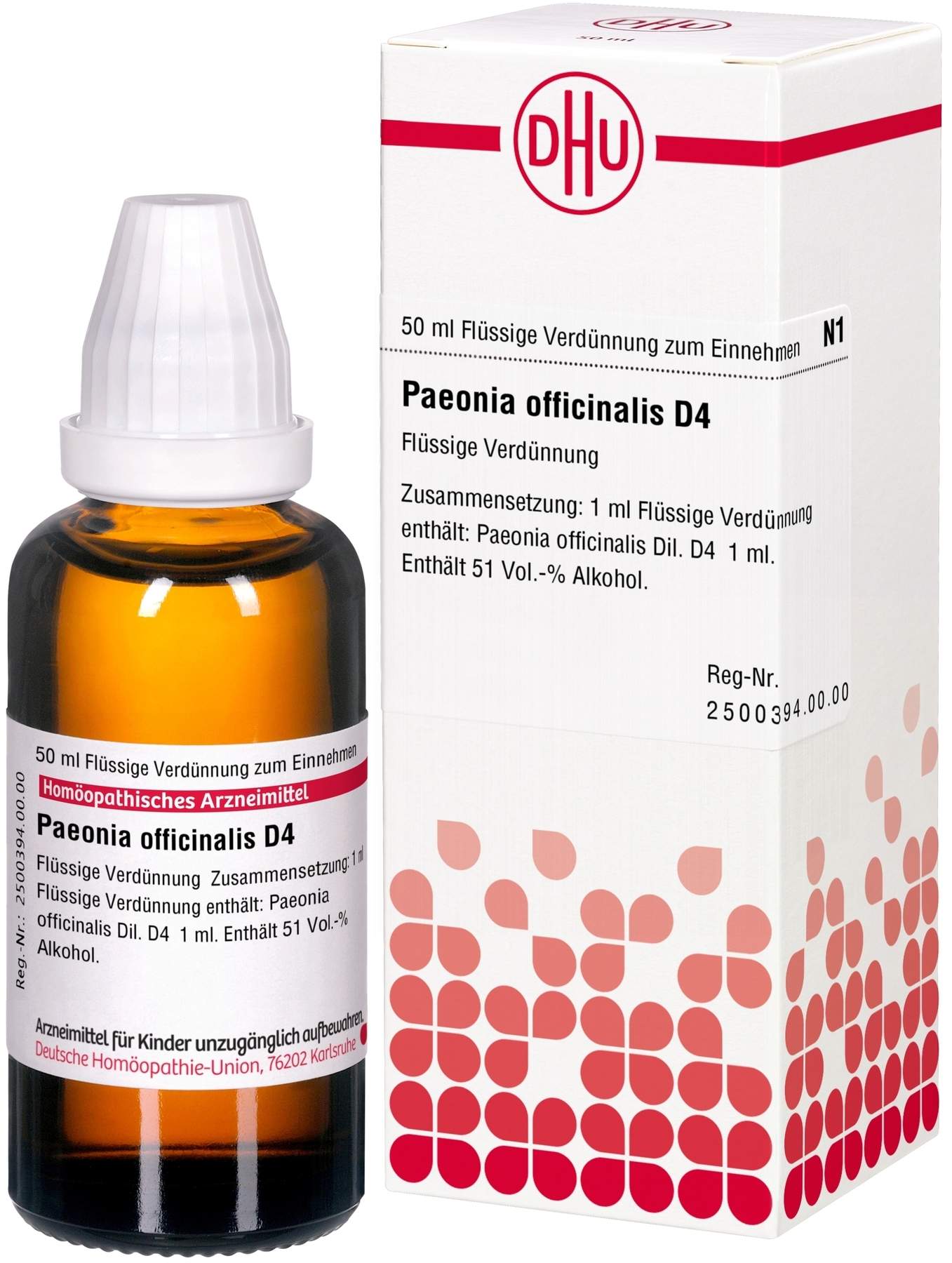 Dhu Paeonia Officinalis D4 50 ml Dilution