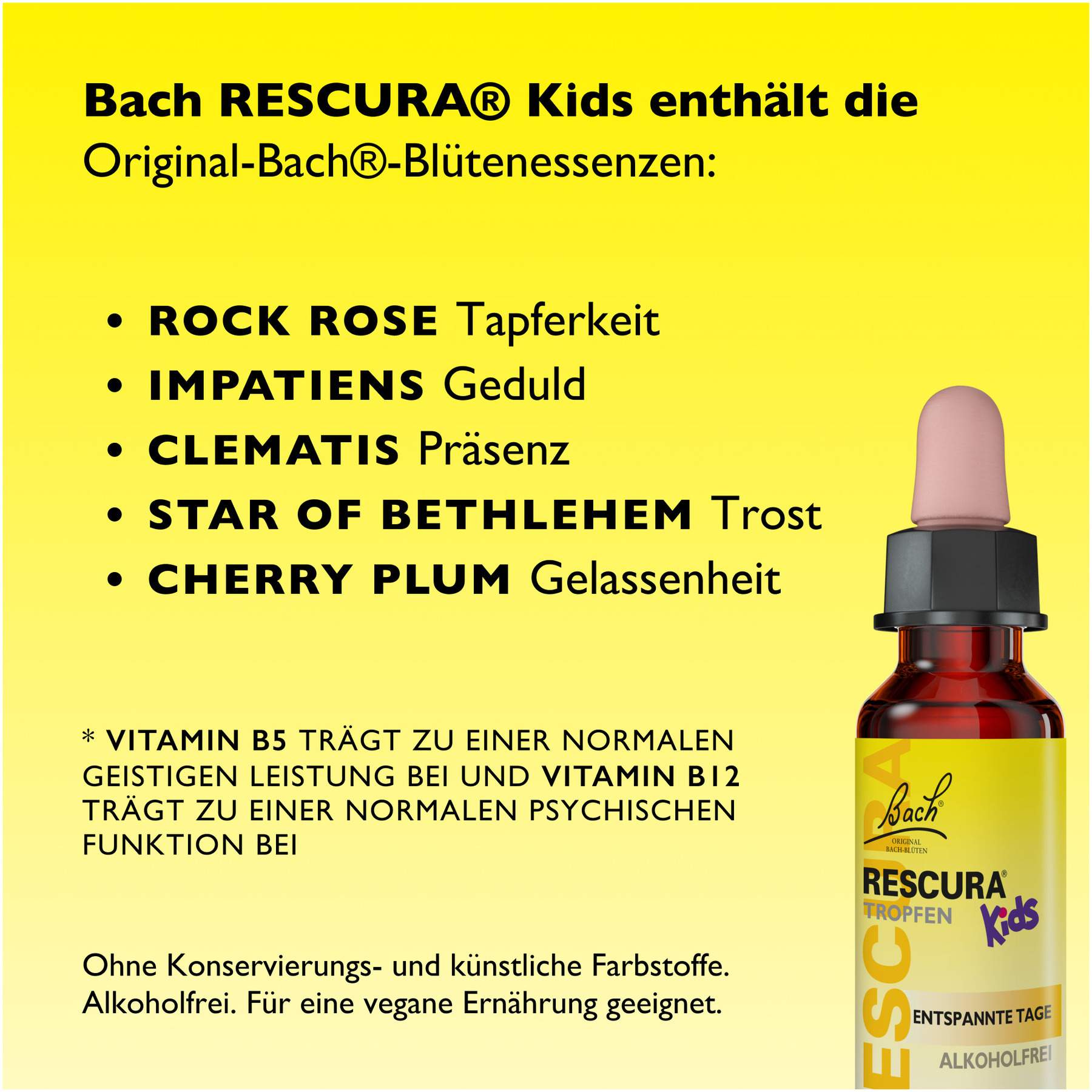 Bachblüten Rescura Kids Tropfen alkoholfrei 10 ml