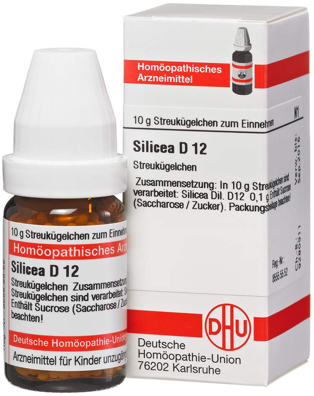 DHU Silicea D12 10 g Globuli