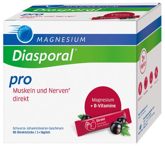 Magnesium Diasporal Pro Muskeln und Nerven direk Direktgranulat 90 Sticks