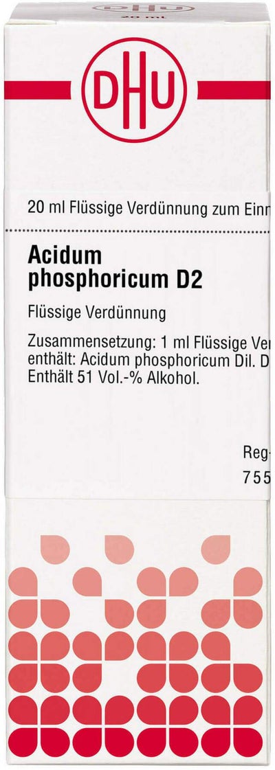 Dhu Acidum Phosphoricum D2 Dilution 20 ml