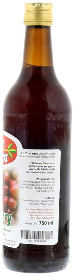 Vitagarten Cranberry Nektar