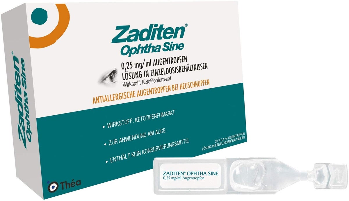 Zaditen  Ophtha Sine Augentropfen 20 x 0,4 ml