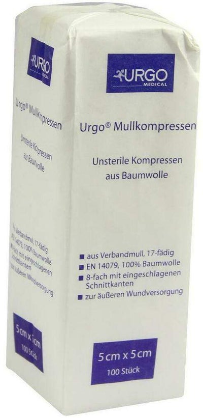 Urgo Mullkompressen 5x5cm Unsteril