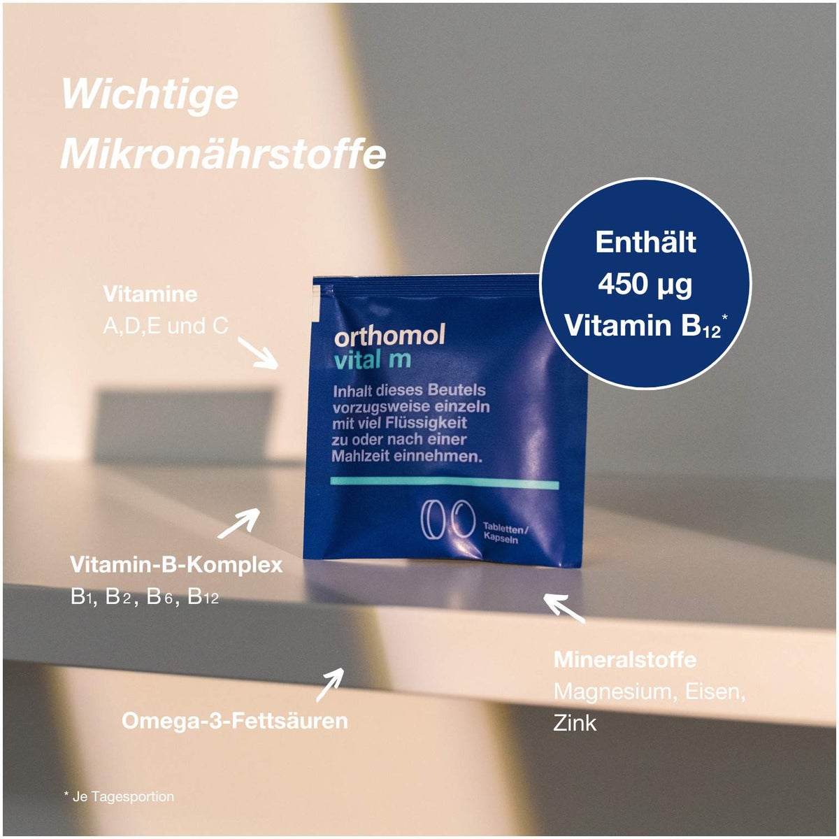 Orthomol Vital M 30 Tabletten und 30 Kapseln 1 Kombipackung
