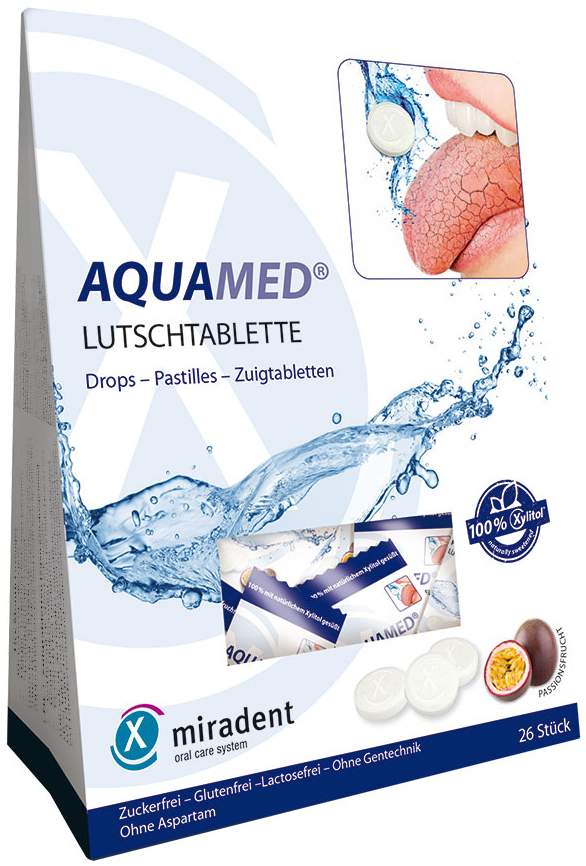 Miradent Aquamed Mundtrockenheit Lutschtabletten 60 G