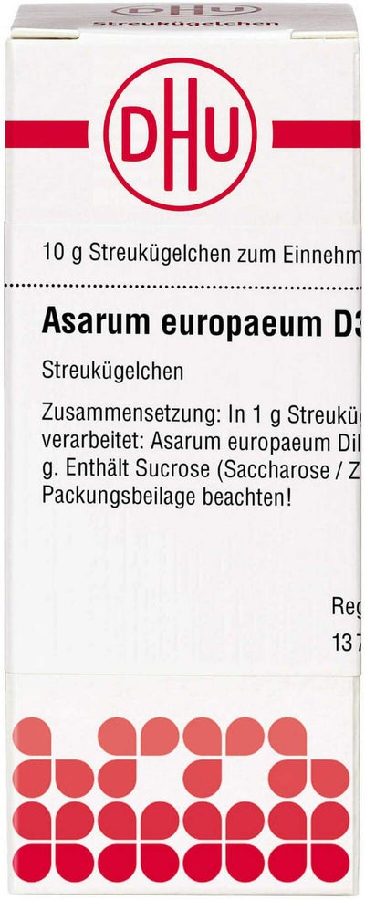 Dhu Asarum Europaeum D30 Globuli 10 G