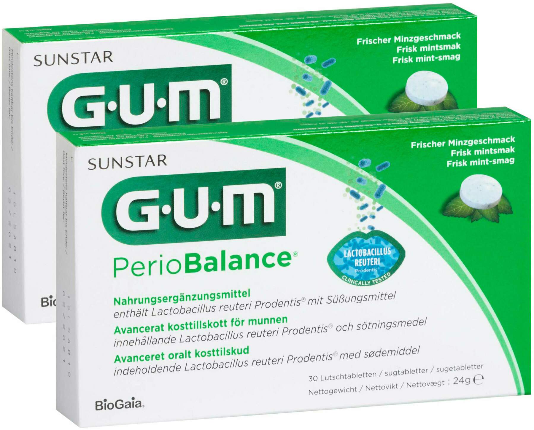 Gum Periobalance 2 x 30 Lutschtabletten