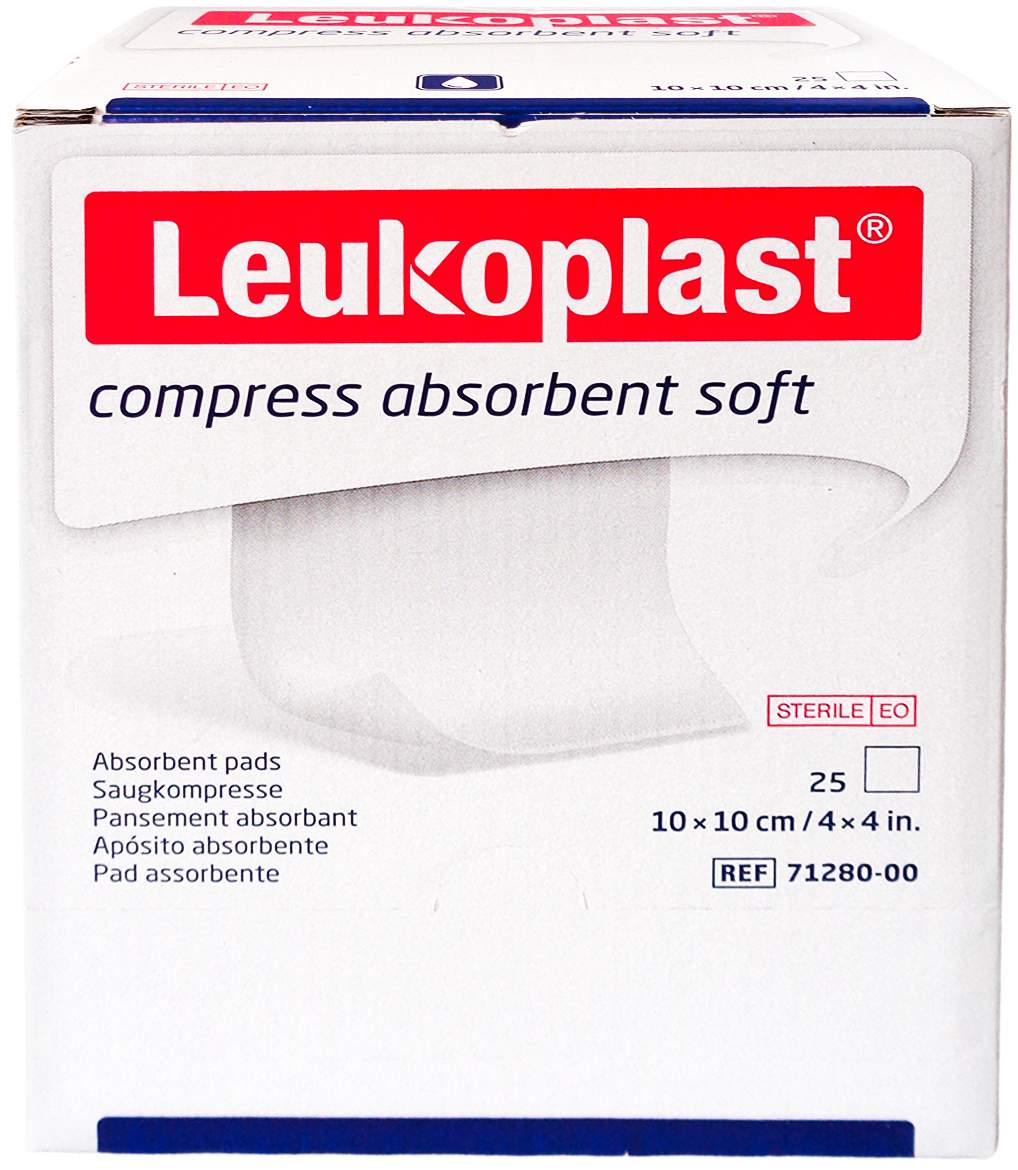 Leukoplast Compress Absorbent Soft Steril 10 X 10