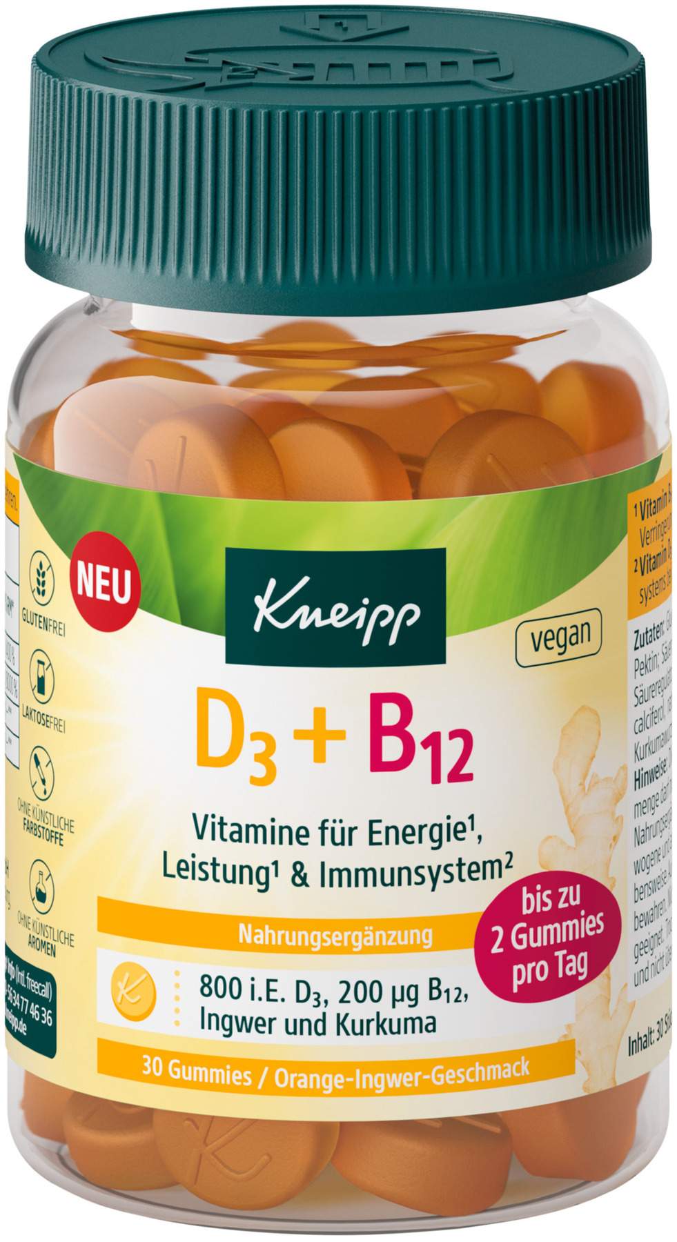 Kneipp Vitamin D3 + B12 Gummies 30 Stück