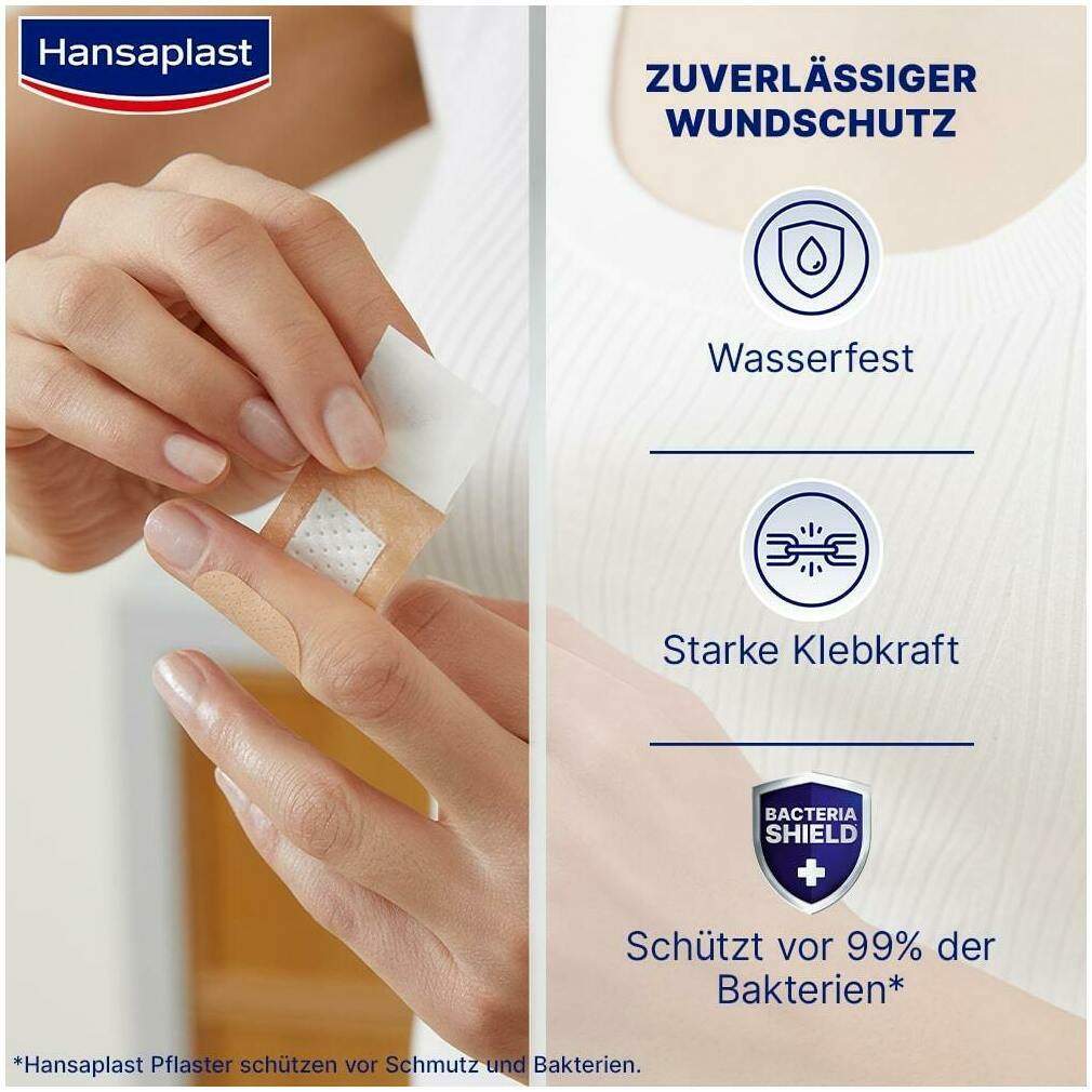 Hansaplast Universal Pflasterstrips wasserfest 4 Größen 20 Pflaster