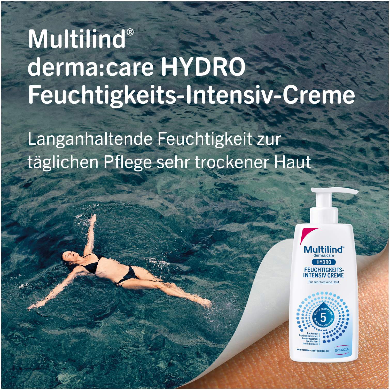 Multilind DermaCare Hydro Feuchtigkeits-Intensiv Creme 250 ml