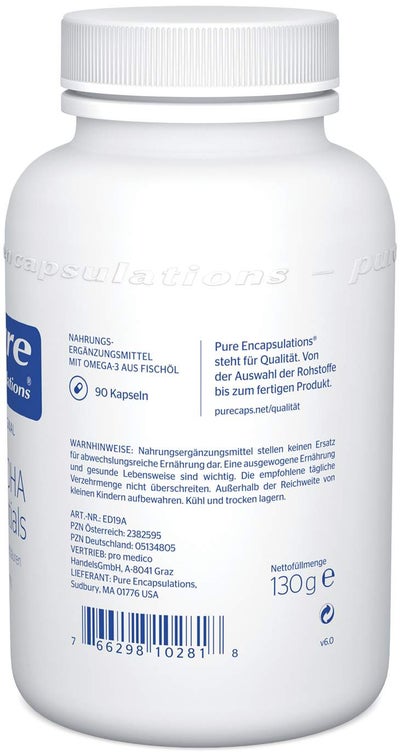 Pure Encapsulations Epa Dha Essentials 1000 mg 90 Kapseln