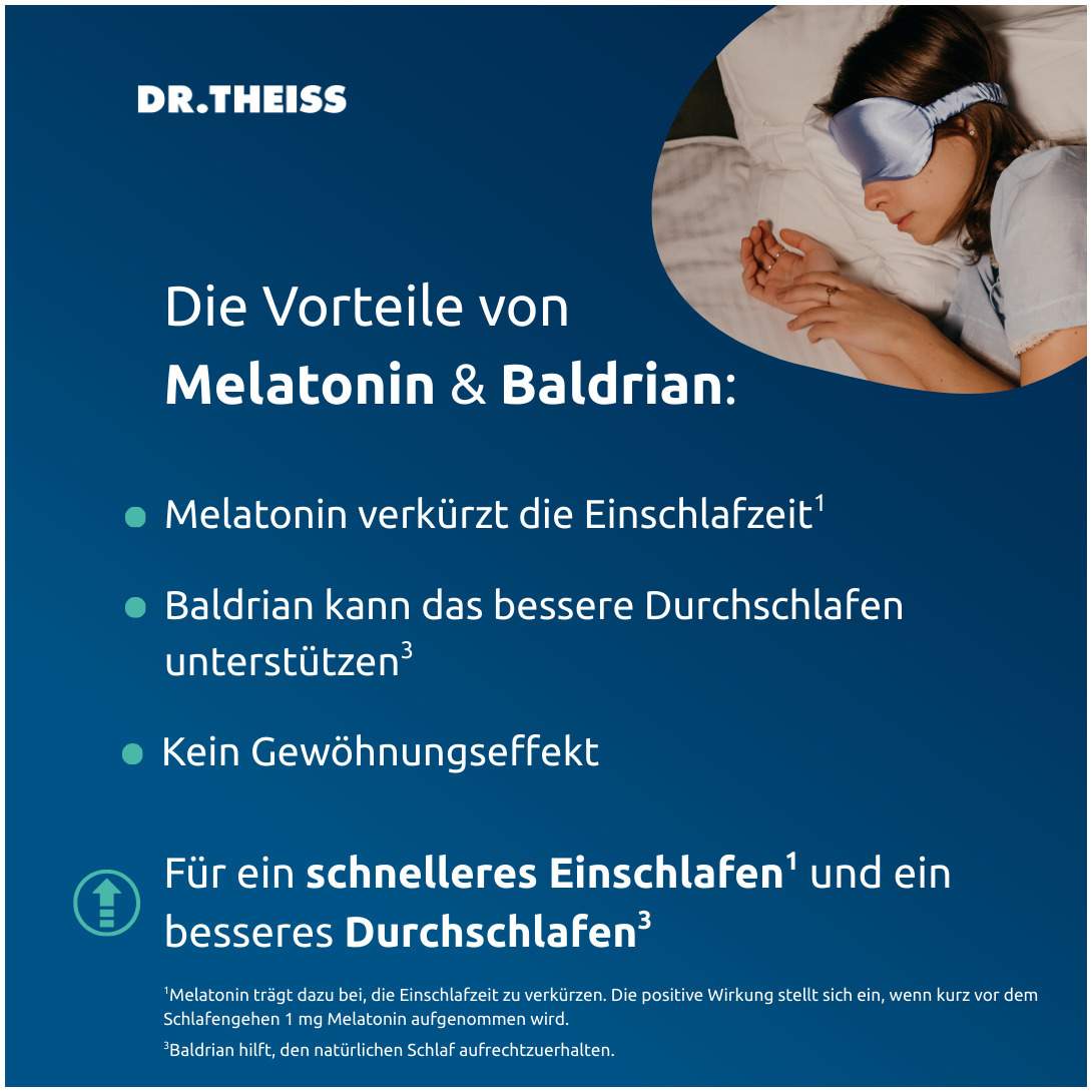 Dr.Theiss Melatonin + Magnesium Schlaf-Komplex 30 Stück